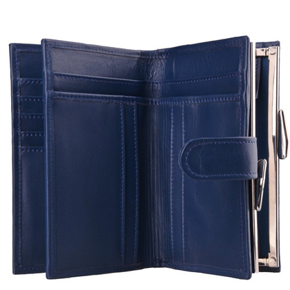 Portfel damski skórzany KEMER P13 LK Granat - min. zamówienie 20 / 50 / 100 szt.