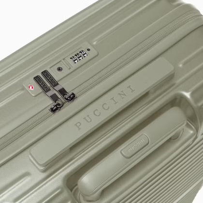 Średnia walizka PUCCINI DALLAS PC034B 5A Zielona