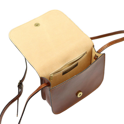 Torebka damska skórzana KEMER 43 carmel