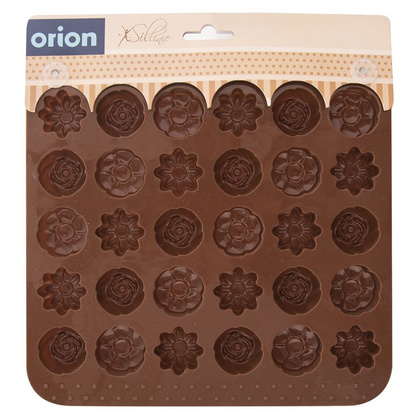 Forma silikonowa do pieczenia ciastek pralin czekoladek ciasteczek na praliny 30 sztuk