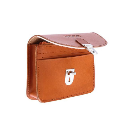 Saszetka do paska skóra KEMER VOOC Vintage P11 Brązowy