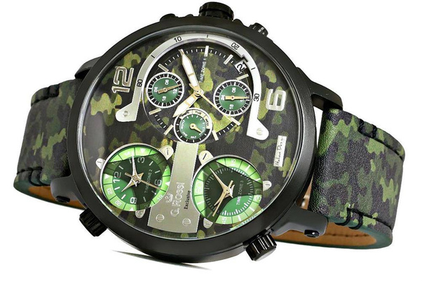 Zegarek Męski G.Rossi Triple Time E11706A2-8H1