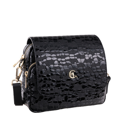 Skórzana listonoszka Canaletto o strukturze kropli – elegancja i funkcjonalność na co dzień TD655s258