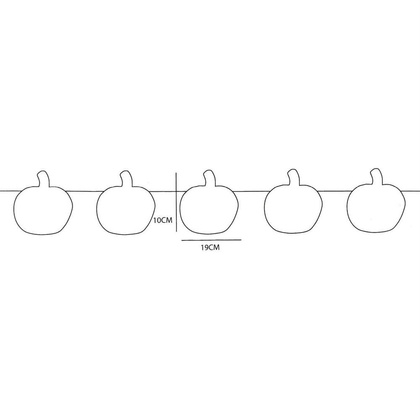 GIRLANDA DEKORACYJNA DYNIE HALLOWEEN