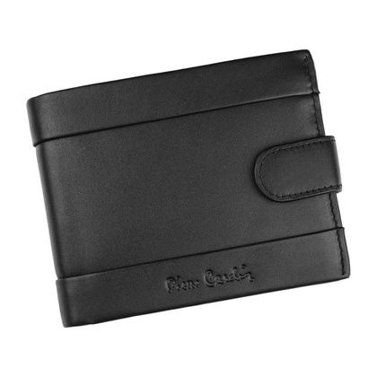 Portfel męski skórzany PIERRE CARDIN TILAK25 324A RFID Czarny