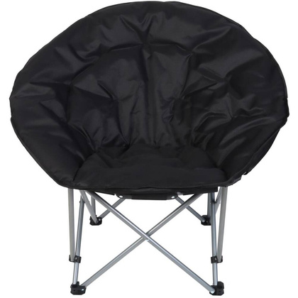 FOTEL TURYSTYCZNY SKŁADANY TRIP 83x80x40CM CZARNY