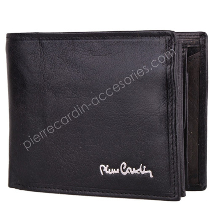 Portfel męski skórzany PIERRE CARDIN FOSSIL TILAK12 325 RFID Czarny