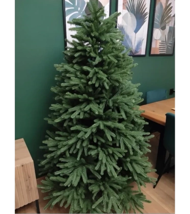 Choinka sztuczna PE08 220 cm FULL PE ZIELONA z metalowym stojakiem