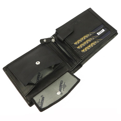 Portfel męski skórzany PELLUCCI GAETA 1373 Czarny