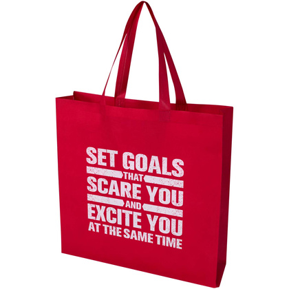 EcoSeal torba na zakupy z dnem wykonana z włókiny z recyklingu z certyfikatem GRS o pojemności 12 l