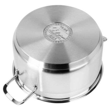 Garnek stalowy z pokrywką 18/10 PREMIUM 4,3 l ORION