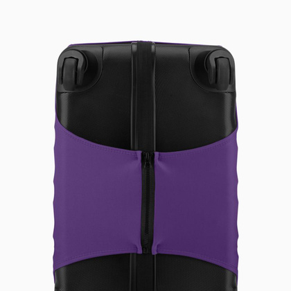 Elastyczny pokrowiec na duża walizkę PUCCINI PBA 7D Fioletowy