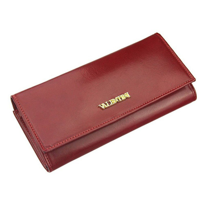 Portfel damski skórzany VALENTINI 5702 G18 Czarny