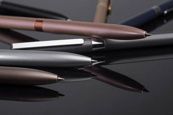 Elegancki długopis żelowy GELLE Złoty, 5 szt