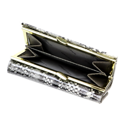 Portfel damski skórzany PELLUCCI SNR-117 Popiel