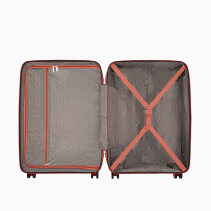 Średnia walizka PUCCINI MAURITIUS PP025B 9A Ceglana