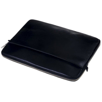Skórzane etui na laptop 15' K SA24A Czarny - min. zamówienie 20 / 50 / 100 szt.