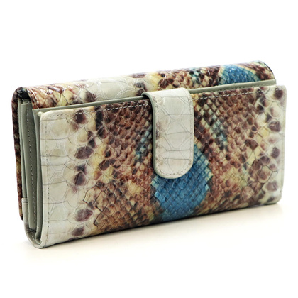 Portfel damski skórzany PELLUCCI VL-122 niebieski