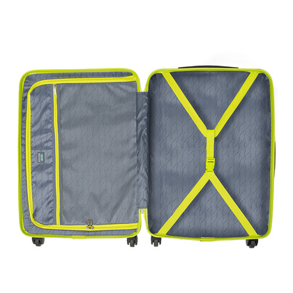 Średnia walizka PUCCINI BALI ABS021B 5B Limonkowy