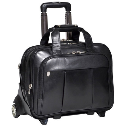 Torba z odpinanym wózkiem McKlein Damen 17" Czarna
