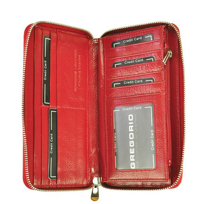 Portfel damski skórzany PELLUCCI BC-119 Niebieski