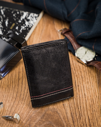 Portfel męski skórzany always wild® skóra na karty