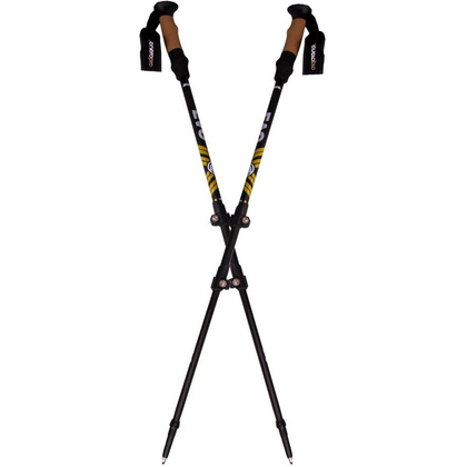 Kije Nordic walking w pokrowcu EVO Enero Pro czarny mat