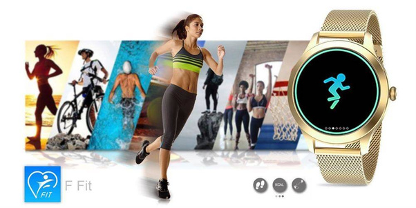 Damski SMARTWATCH G.Rossi SW014-4 Złoty