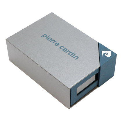 Pasek skórzany męski PIERRE CARDIN 3342 GG23 Czarny