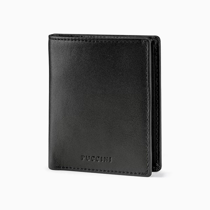 Portfel męski skórzany PUCCINI ZEN ZN9204 1 Czarny