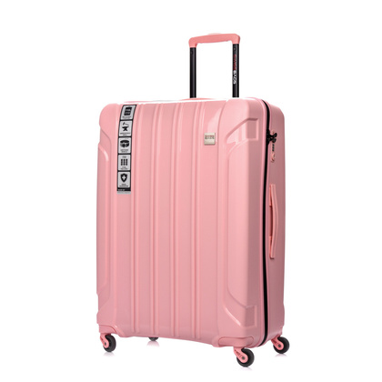 Duża Walizka SwissBags Tourist 75cm Różowa