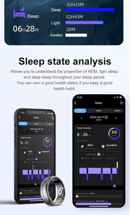 Smart Ring RUBICON R6 Gold SIZE-9(US) SMARUB322