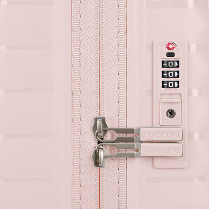 Mała kabinowa walizka PUCCINI MAURITIUS PP025C 3C Różowa