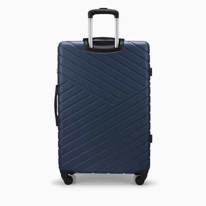 Duża walizka PUCCINI MALAGA ABS027A 7A Granatowa