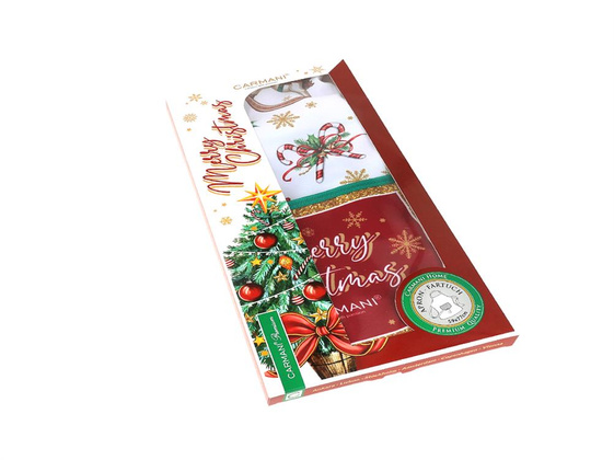 Fartuszek kuchenny - Dekoracja świąteczna (CARMANI)