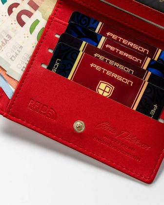 Portfel damski eko PTN 003-BH Czerwony