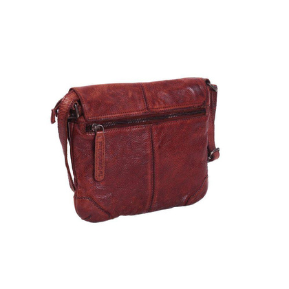 Listonoszka skórzana Cato Czerwona - min. zamówienie 20 / 50 / 100 szt.