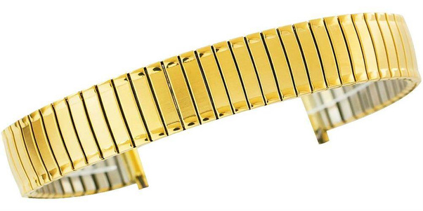 Bransoleta rozciągana Złota HQ 12 do 16 mm 104G-12/16