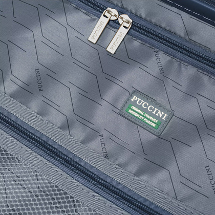 Średnia walizka PUCCINI CAIRO ABS030B 7A Granatowa