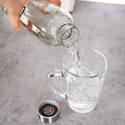 Butelka szklana bidon na wodę sok lemoniadę smoothie koktajl szczelna 700 ml