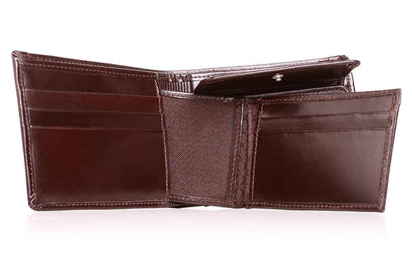 Skórzany portfel męski KEMER VOOC PPM6 Czarny