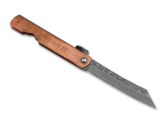 Nóż Higo Irogane Damascus