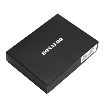 CZARNY SKÓRZANY PORTFEL MĘSKI DUŻY PIONOWY SKÓRA