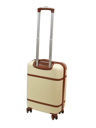 Mała kabinowa walizka DIELLE 160 Beżowa