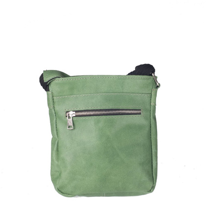 Torba skórzana KEMER S6 Zielona - min. zamówienie 20 / 50 / 100 szt.