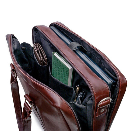 Torba skórzana na laptop 15.6" KEMER SOLIER Aberdeen - min. zamówienie 20 / 50 / 100 szt.