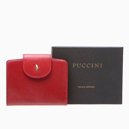 Portfel damski skórzany PUCCINI MURANO MU25969 3E Czerwony
