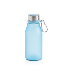 Matowa butelka RPET o pojemności 350 ml z karabińczykiem / Bijou