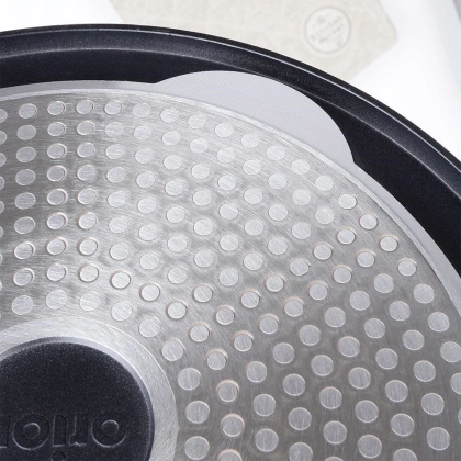 Patelnia do jajek placków pancakes naleśników granitowa buźki GRANDE 27 cm