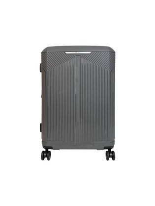 LYS Paris Bogota Duża twarda szara walizka na kółkach 77 cm